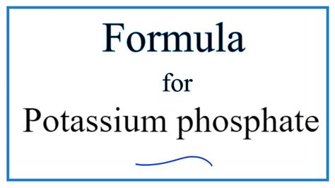 Learn how to use the Periodic Table, a Common Ion Table, and simple rules to write the formula for Potassium phosphate (K3PO4). Watch the video and follow the steps and examples …